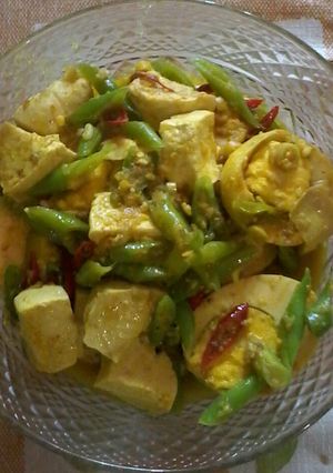 Foto resep Tanak Telur Tahu mix Buncis