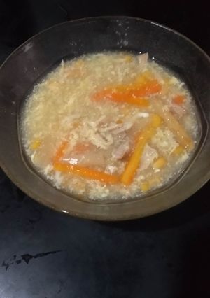 Foto resep Sup Asparagus Ayam Kampung