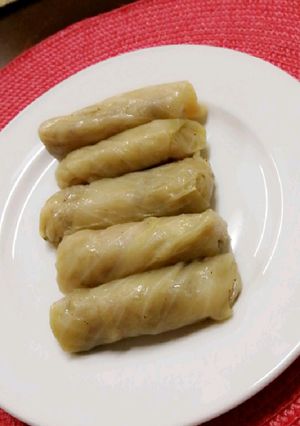 صورة لوصفة محشي ملفوف(كرمب)