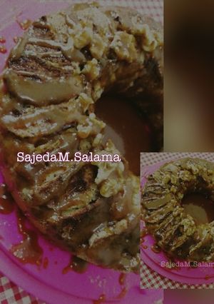 صورة لوصفة كيكة التفاح