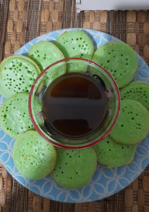Foto resep Surabi Pandan Saus Kinca