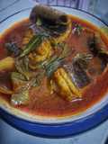 Asam Pedas Ikan Pari & Sawi Jeruk