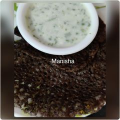 A picture of Ragi Chilla(Instant Savory Finger Millet Pancakes).