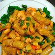 Sosis udang saus tiram