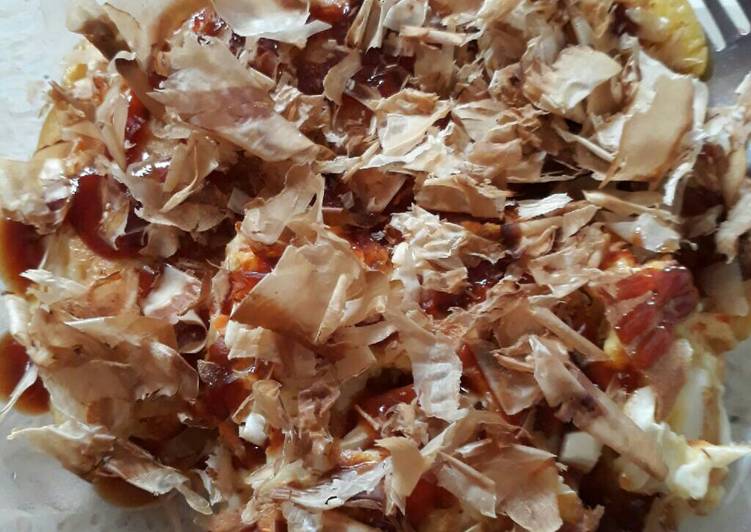 Cara Gampang Membuat Okonomiyaki, Enak Banget
