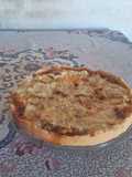 Tarta de chorizo y salsa de blanca