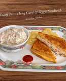 Toasty Bliss: Hung Curd & Veggie Sandwich