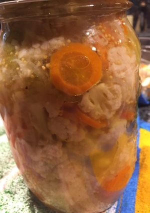 Una foto de Conserva de escabeche de verduras