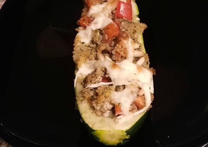 Le moyen le plus simple de Préparer Appétissante Courgette farcie au
quinoa