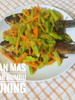 Foto resep Ikan Mas Acar bumbu kuning