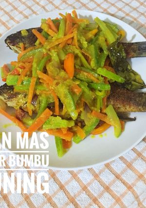 Foto resep Ikan Mas Acar bumbu kuning