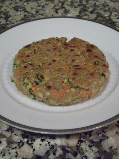 Una foto de Hamburguesa de avena con verduras