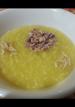 عکسی از دستور شله زرد