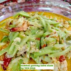 A picture of Sambal Goreng Labu Siam.