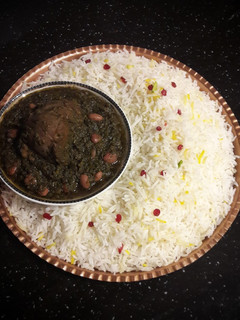 عکسی از دستور قورمه سبزی