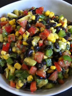 A picture of Colourful Black Bean Salad.