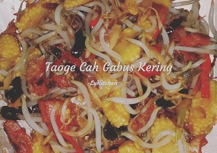 Taoge Gabus Kering No MSG