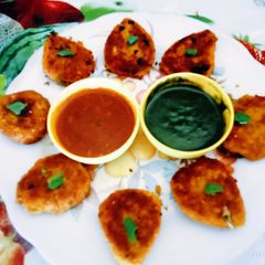 A picture of ડેલિશ્યસ ટેસ્ટી ફરાળી કટલેટ.