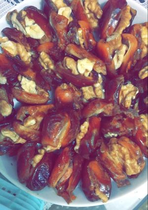 صورة لوصفة تمر وجوز