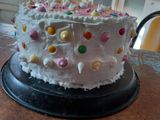 Torta de chocolate con merengue