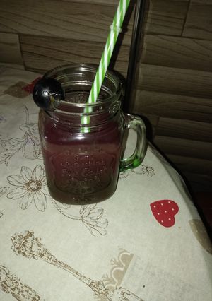 صورة لوصفة عصير العنب الطبيعي والمنعش 😜😜