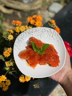 Hình của món Cá lóc chiên xù sốt chua ngọt cho bé.