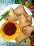 Semolina samosa