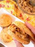 Pão de queijo com pernil