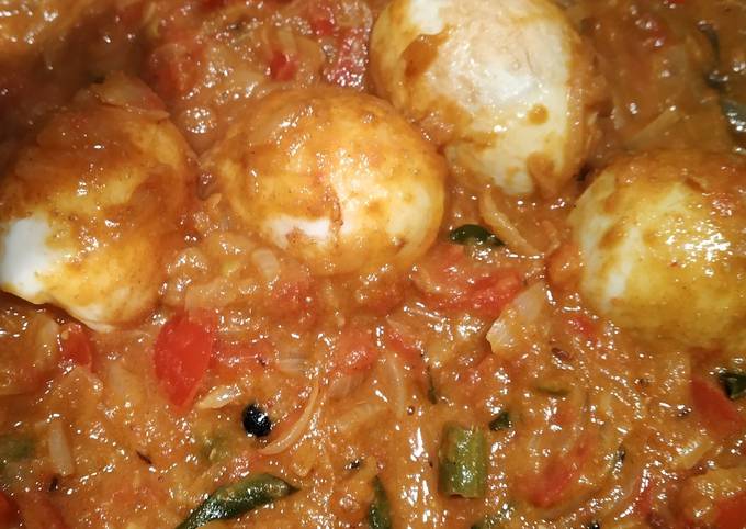 Kerala style egg curry