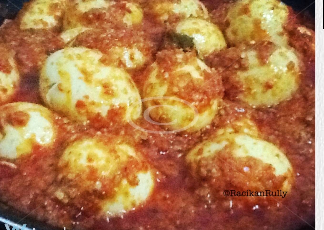Balado Telur Rebus