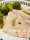 Salmon and Brussel Sprouts Dinner