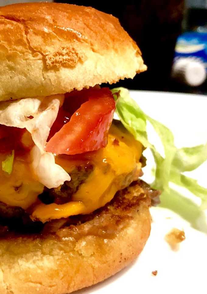 Una foto de Hamburguesa casera