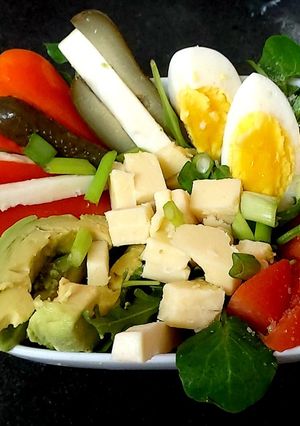A picture of My Cheese Salad Lunch 🥰#Lunch#Sidedish.