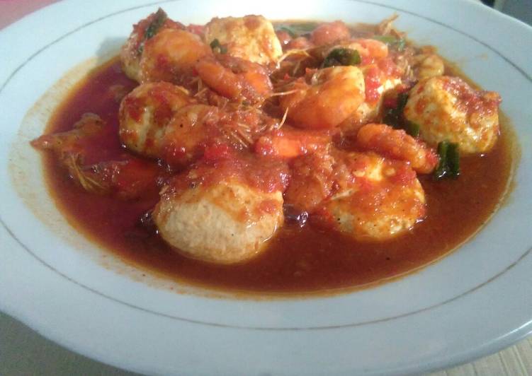 Resep Udang Bakso Ikan Asam Manis Yang Renyah