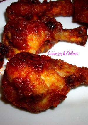 Une photo de MANCHONS de POULET sauce KETCHUP/MIEL au FOUR