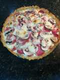 Pizza de papa de Genovas y Champiñones