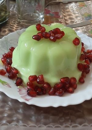 عکسی از دستور ژله بستنی طالبی 😋