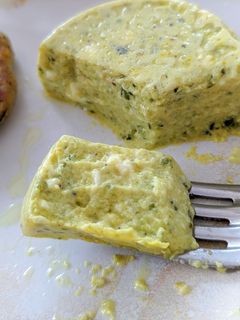 Une photo de Flans de courgettes et feta