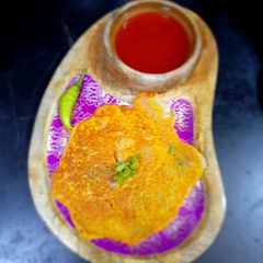 A picture of Chickpea flour pancake.