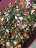 Ensalada Taboulé - Variante con Lentejas (Vegana)