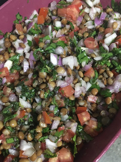 Una foto de Ensalada Taboulé - Variante con Lentejas (Vegana)