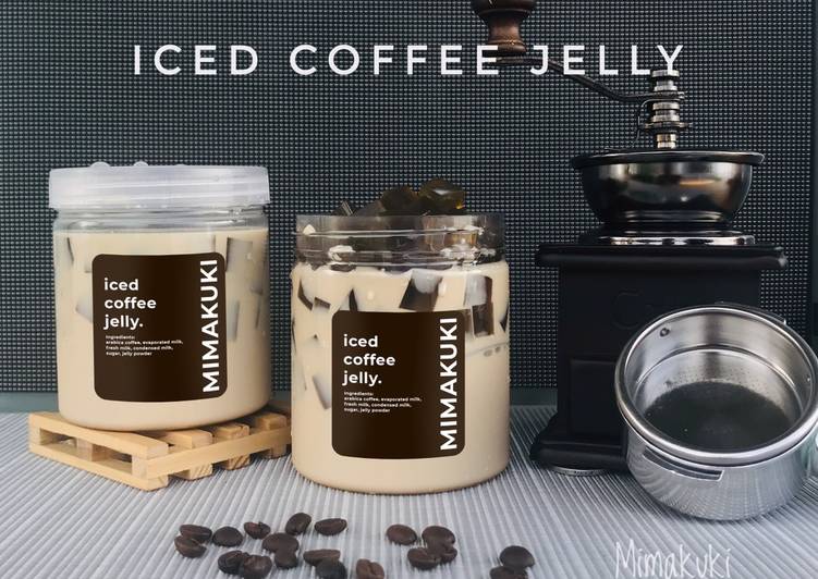 Bahan ICED Coffee Jelly ❣️ | cara pembuatan ICED Coffee Jelly ❣️ Yang Anti Gagal