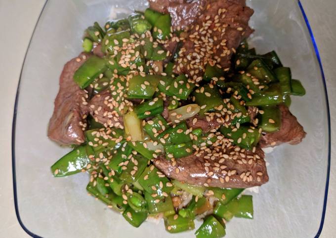 Step-by-Step Guide to Prepare Any-night-of-the-week Beef and Sugar Snap Peas