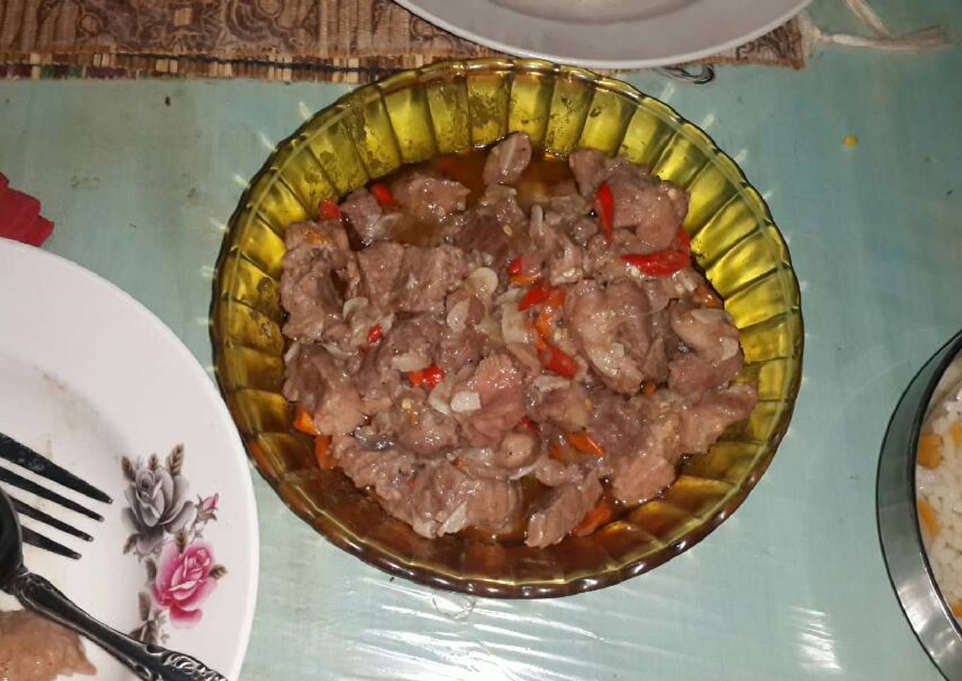 Keto Oseng-oseng Babi