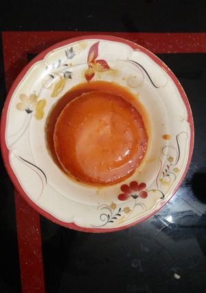A picture of Caramel Egg pudding Recipe without oven.