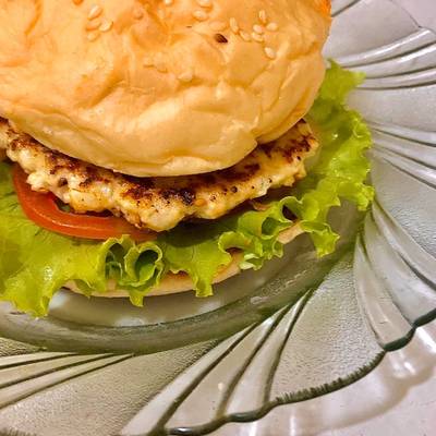 Resep Burger Ayam Patty Ayam Oleh Linda Lim Cookpad