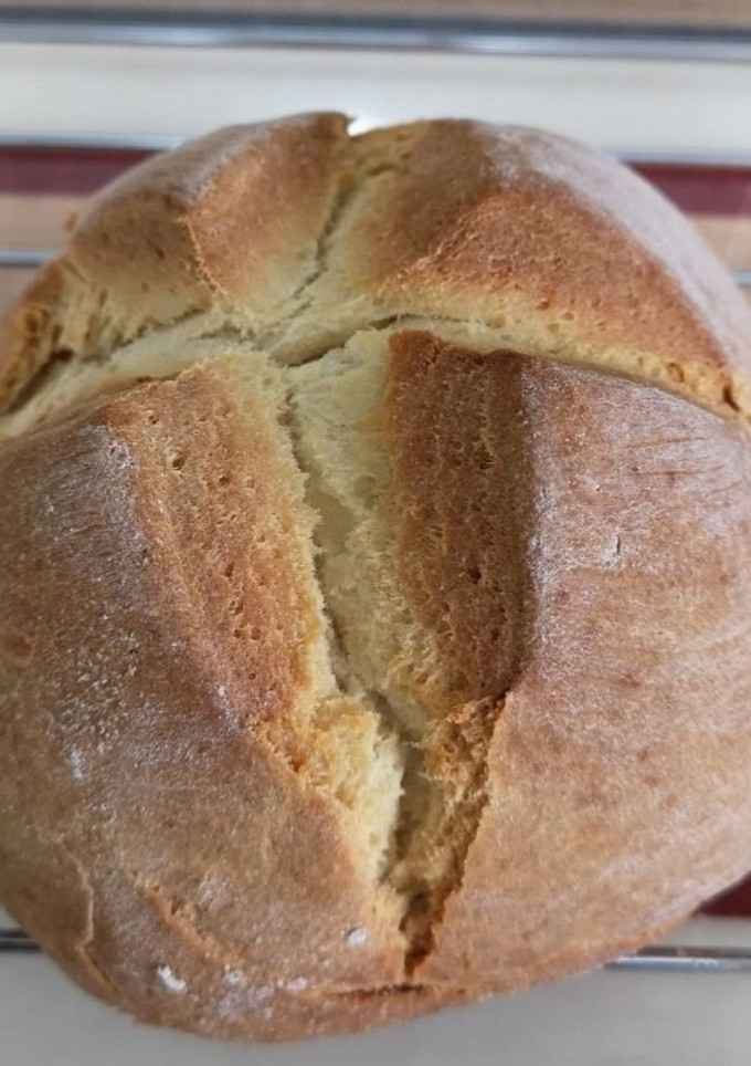 Una foto de Pan sin levadura sin gluten