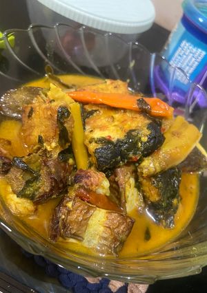 Foto resep Mangut ikan pari