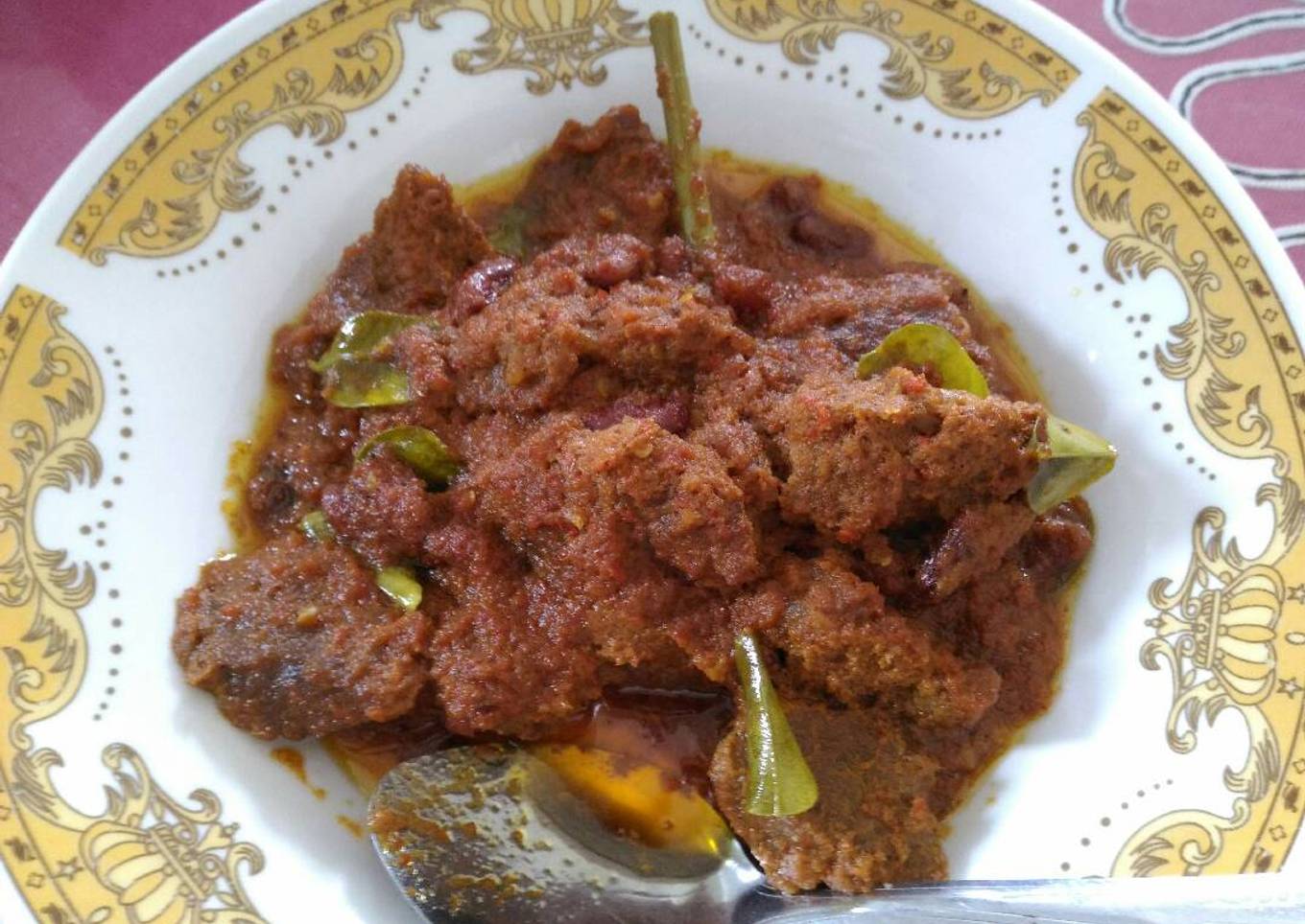 Rendang Sapi Kacang Merah