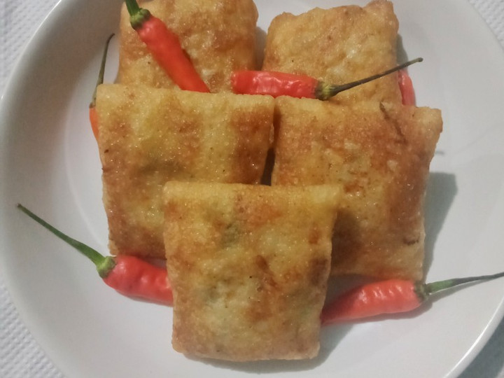 Ini dia! Resep mudah bikin Martabak telur mini isi sayur kornet yang spesial